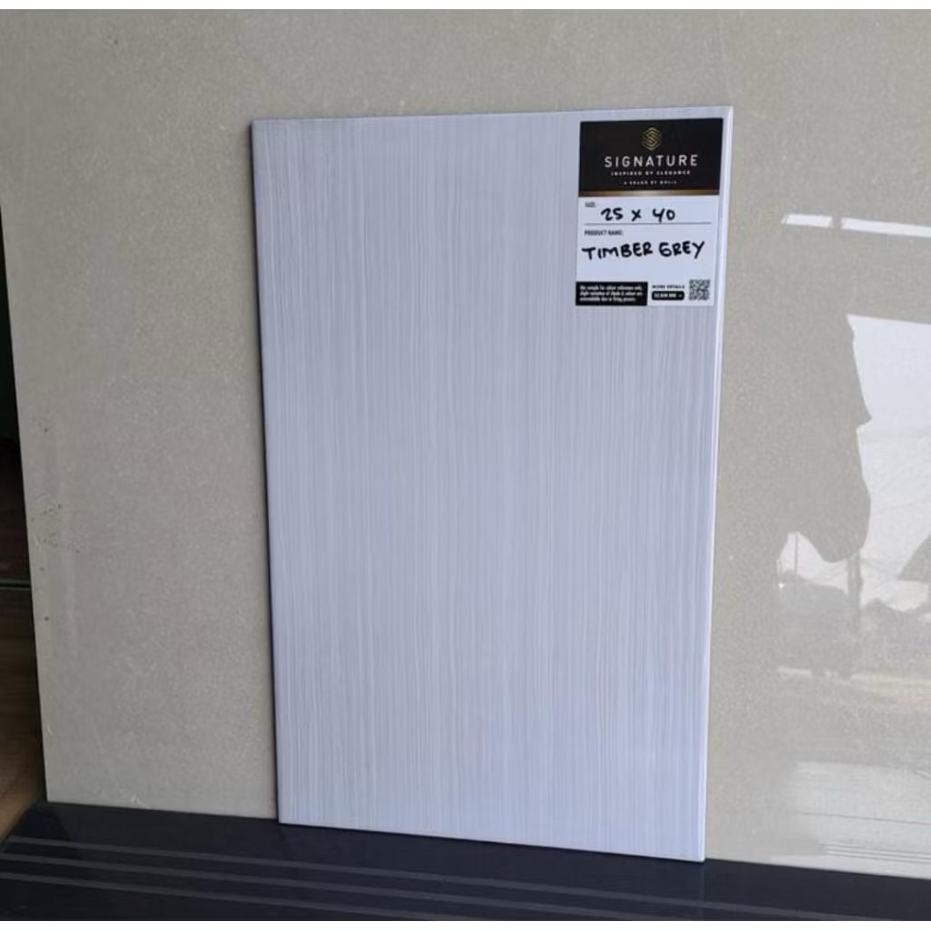 Keramik Dinding Mulia Signature 25x40 TIMBER GREY