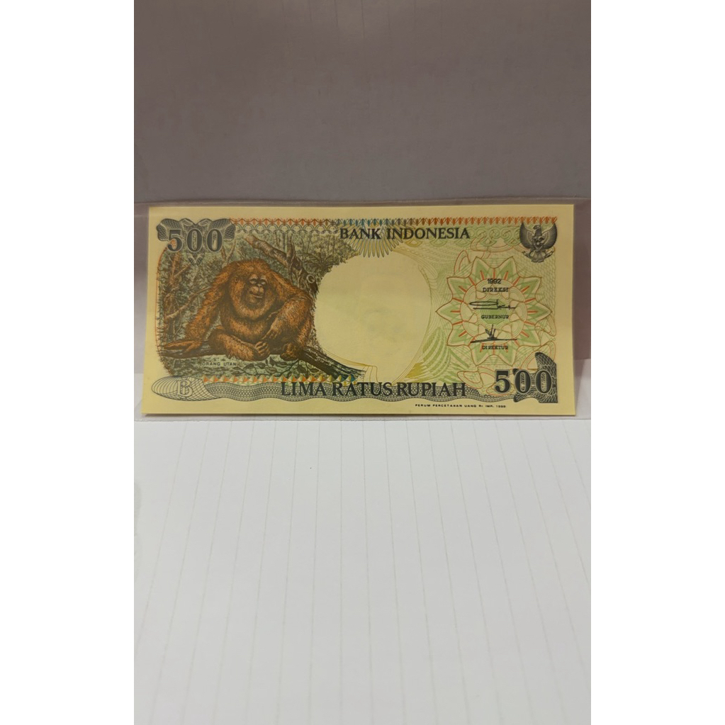 Koleksi 500 rupiah Otan 1992