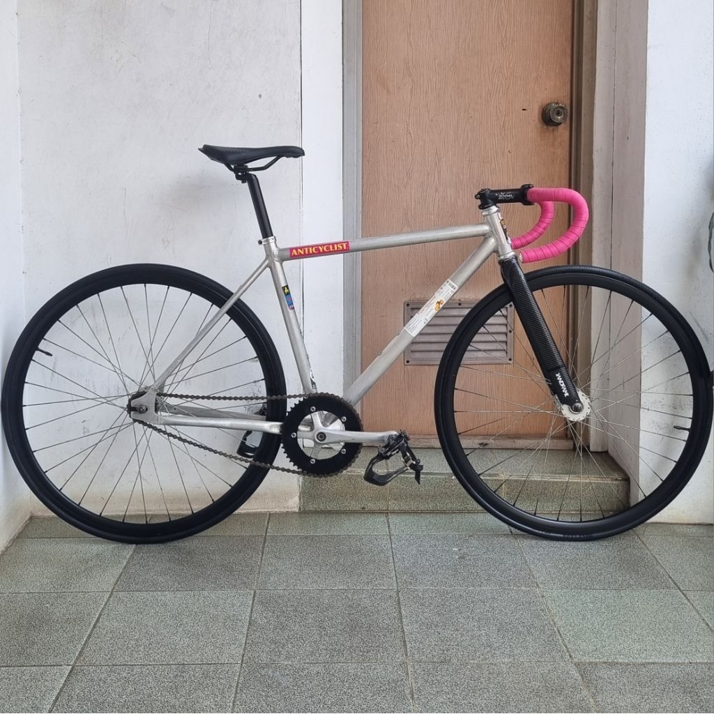fullbike fixie soloist 71 fork 77 size 49. doltrap. alloy. second