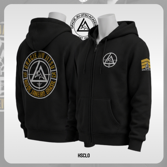 Jaket XS-5XL GRACIE UNIVERSITY Sniper MMA UFC BJJ Brazilian Jiujitsu Martial Art Hoodie Zipper Bahan