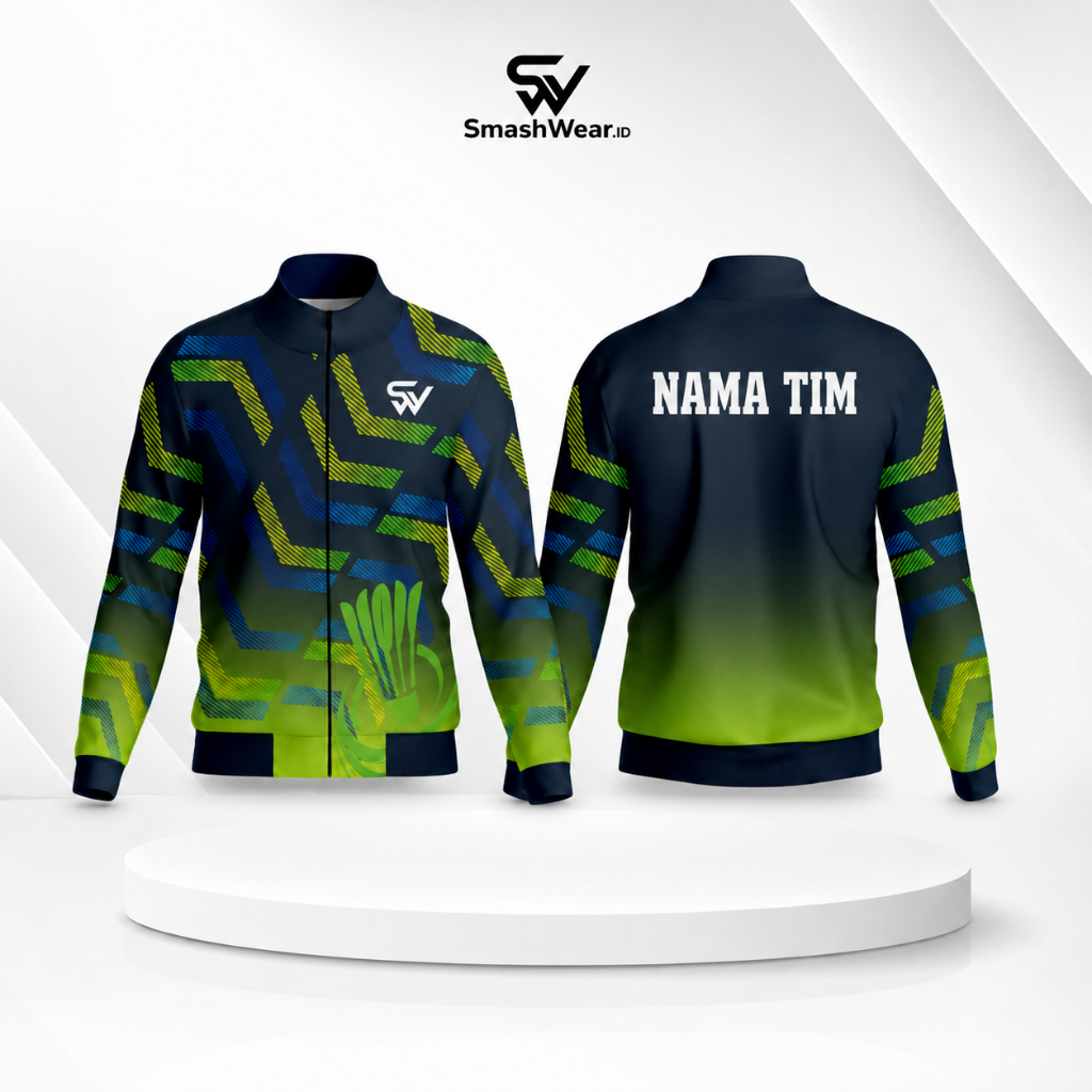 SmasWear.ID - Jaket FullPrinting / Jaket Bulutangkis / Jaket Tenis Meja