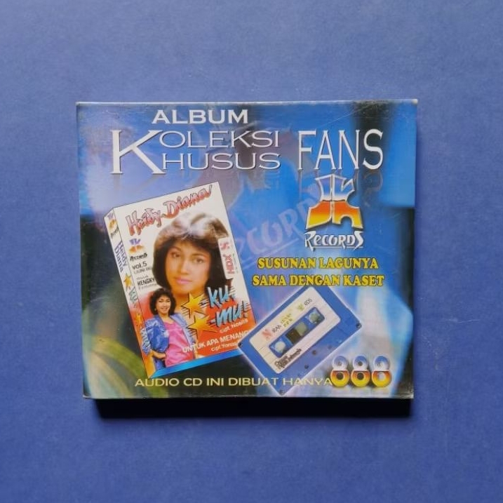 CD Audio Music Album Koleksi Khusus Fans Heidy Diana Album Bintang Mu Bintang Ku Prod JK Records ( S
