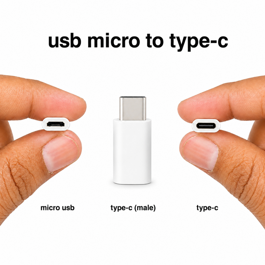 CONVERTER MICRO TO LIGHTNING / ADAPTER ADAPTOR MICRO TO IPHONE Lightning to Micro USB
