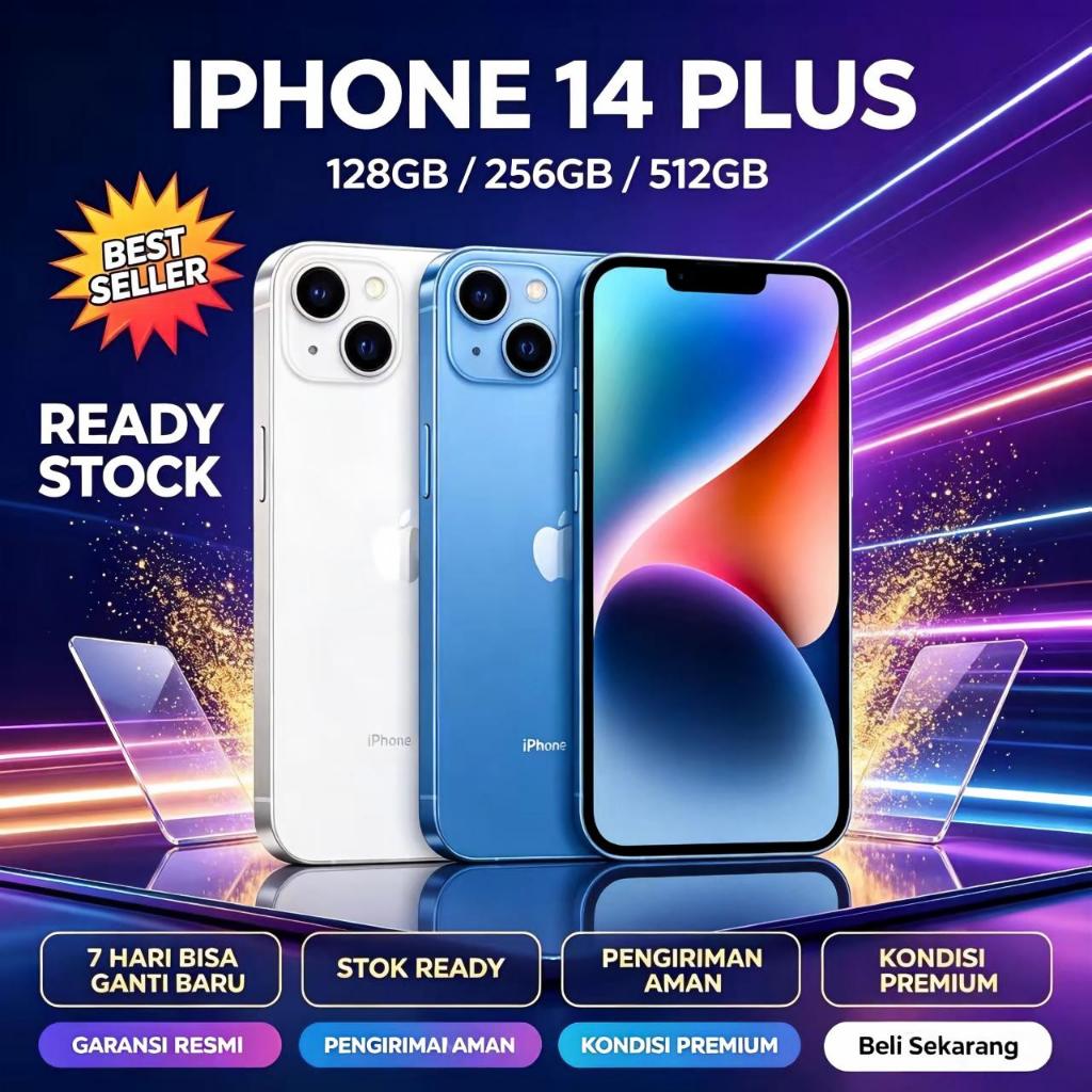 IPHONE 14  iPhone 14 PLUS 512GB 256GB 128GB Second Original