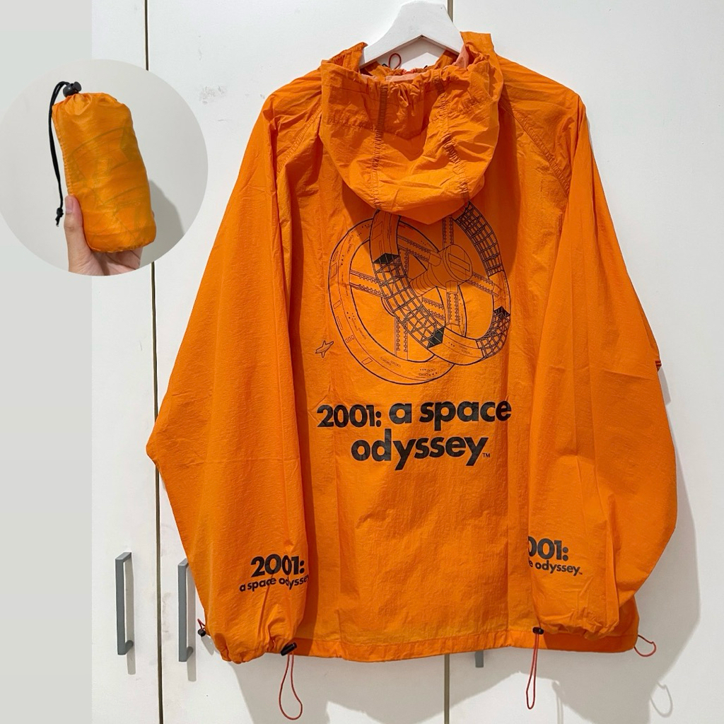 Pocketable Windbreaker Stanley Kubrick 2001: A Space Odyssey Official Licensed x GU Oversized Anorak