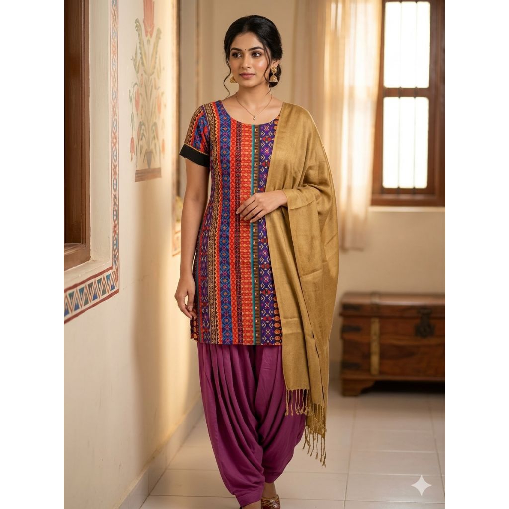 baju india set kurti