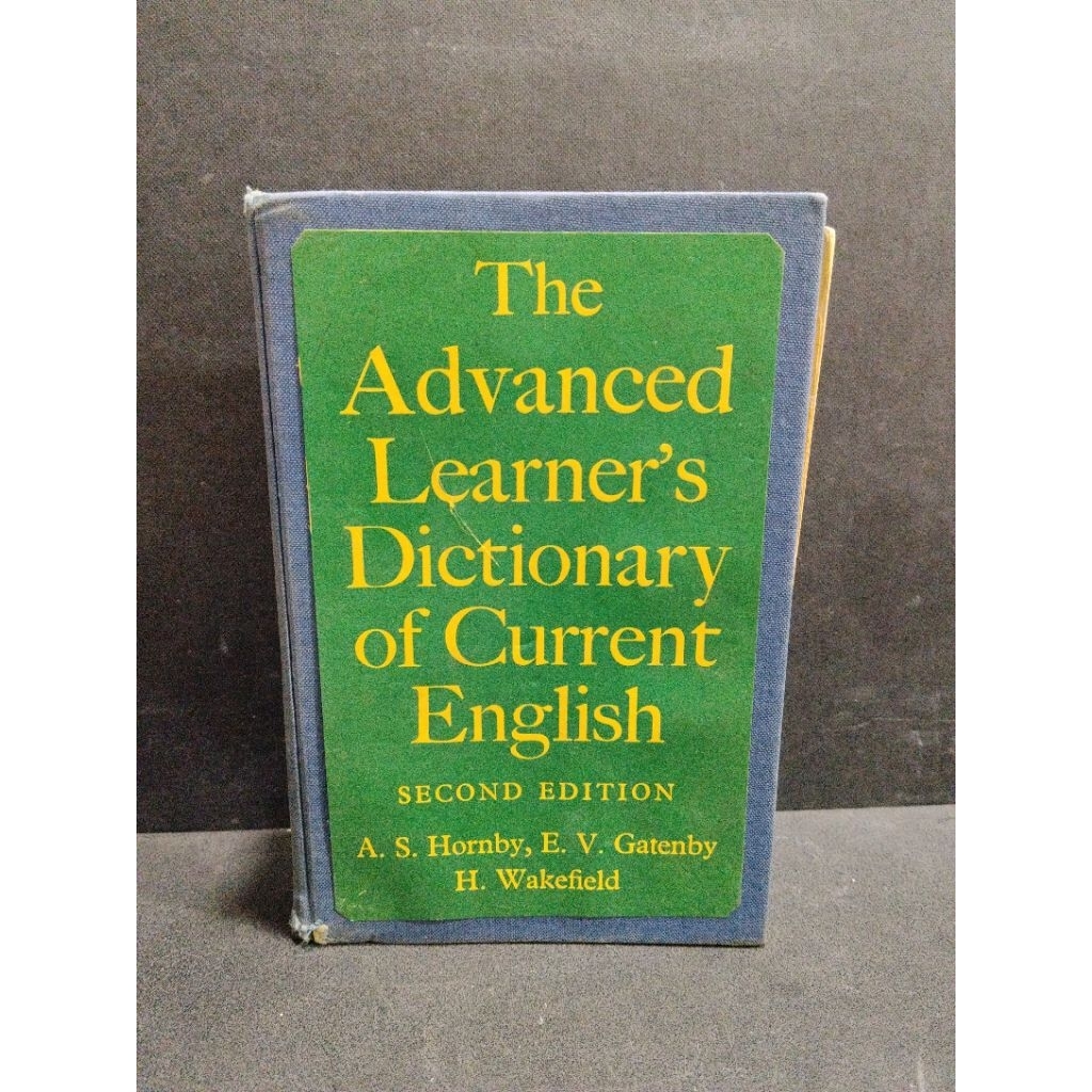 Kamus original THE ADVANCED LEARNER'S DICTIONARY OF CURRENT ENGLISH
