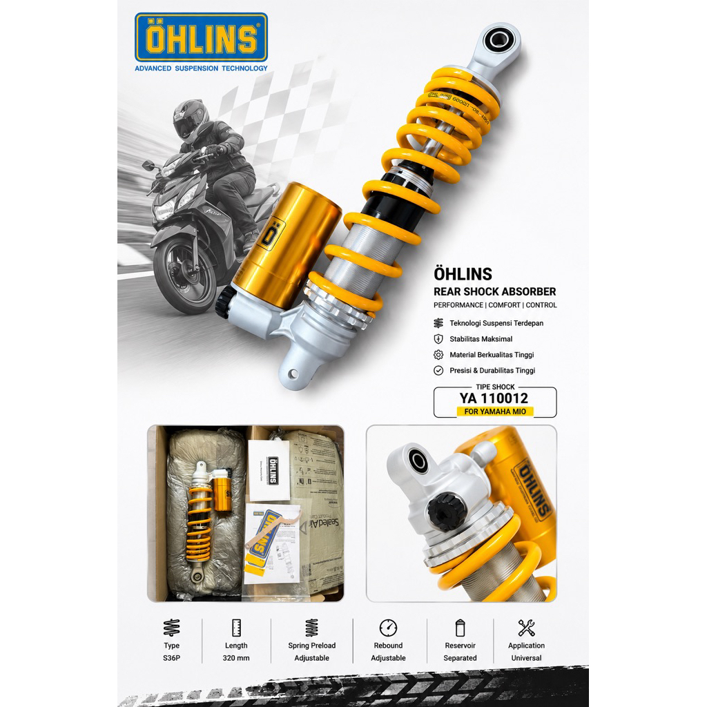 SHOCK OHLINS MIO YA 110012 ORIGINAL