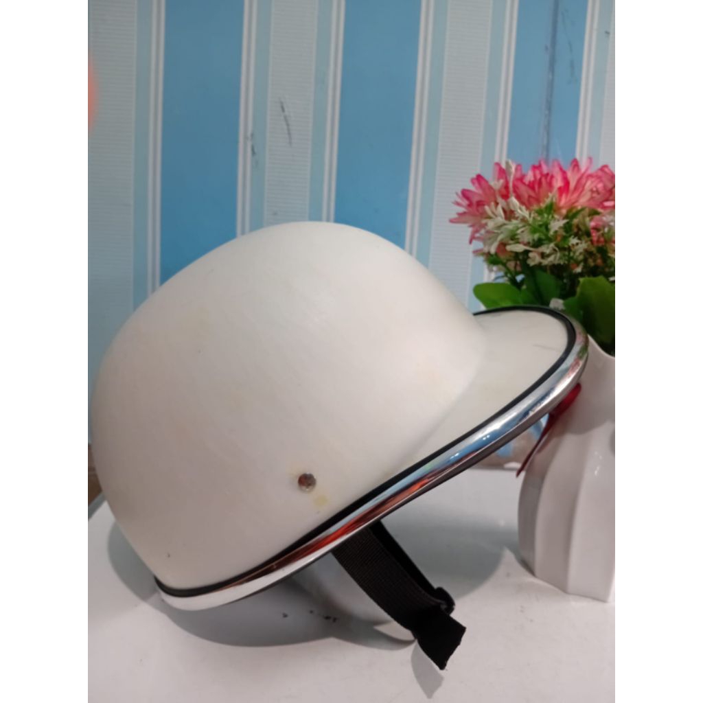 helm cibuk bali hitam ori lawasan