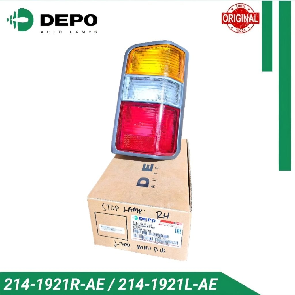 Lampu Rem Belakang ( Stop Lamp ) L300 Minibus / Wagon Van New merk Original Depo 214-1921R-AE/214-19