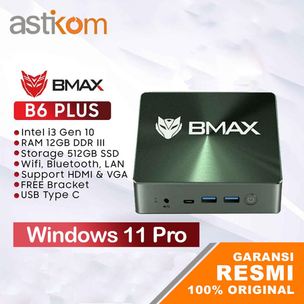 Mini PC BMAX B6 Plus I3-1000NG4 12/512GB