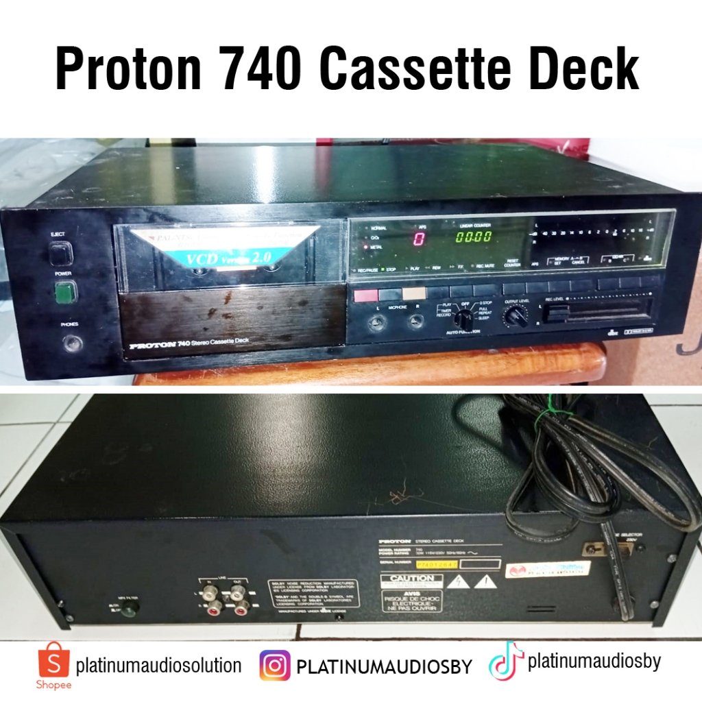 Proton 740 Cassette deck