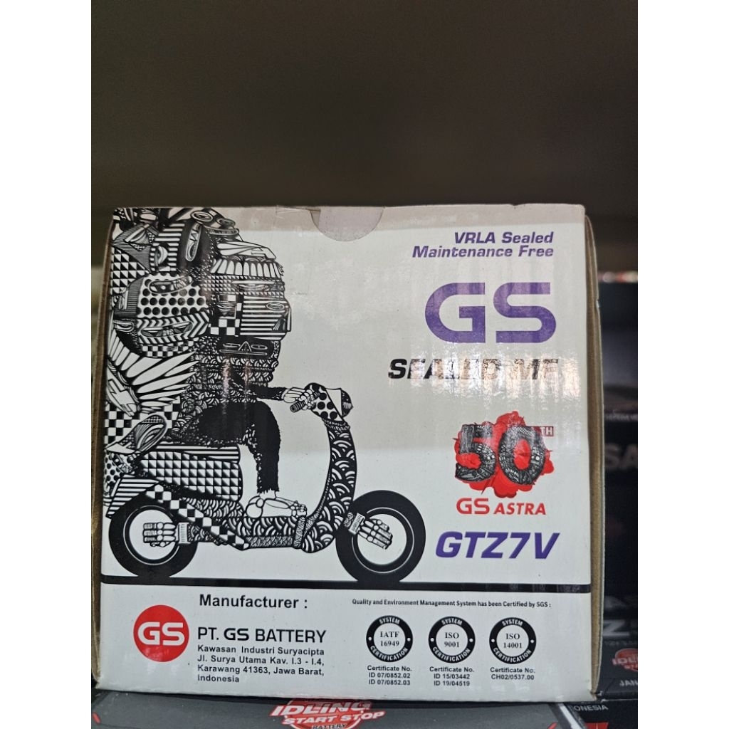 Aki Motor Lexi Aerox NMAX YTZ7V GTZ7V Old ORIGINAL