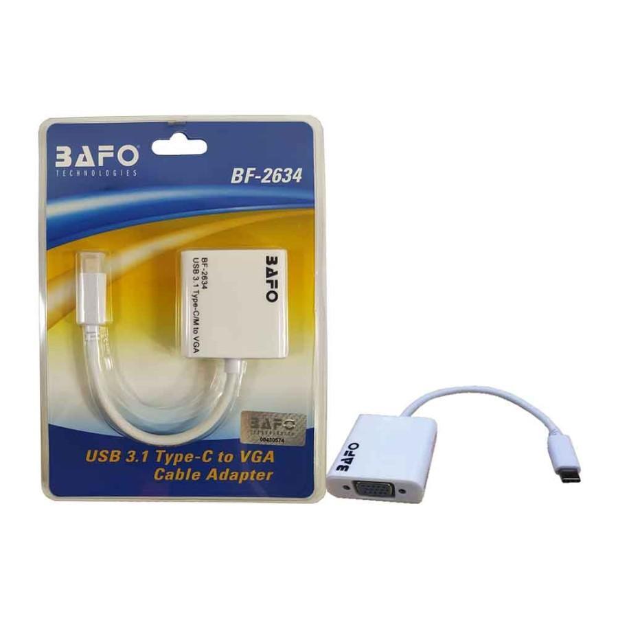Converter BAFO BF-2633 / BF2633 USB Type-C Type C to VGA / D-SUB Port