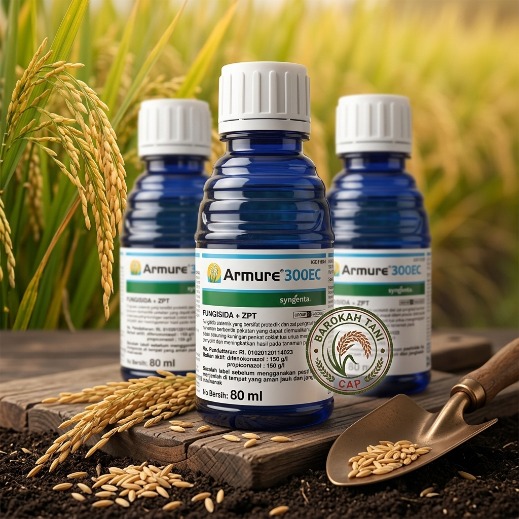 Fungisida Armure 300EC 80ml - Obat Jamur Tanaman Padi & Booster Anti Bercak Daun,Fungisida Armure 30