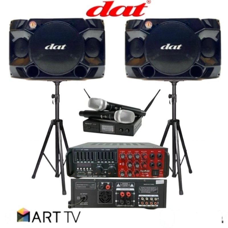 paket karaoke dat 10 inch sound system paketan indoor rumah home theater