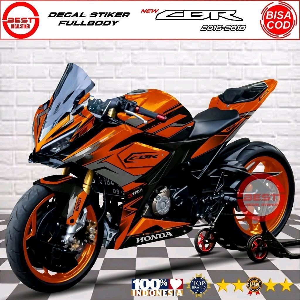 PROMO (COD) Decal CBR 150R K45G Full Body Stiker CBR K45G Racing Custom Dekal CBR K45G Variasi CBR K