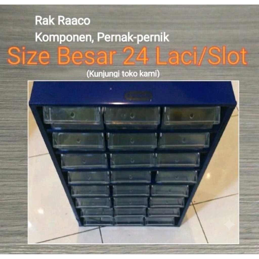 Rak komponen 24 Slot 48 slot 60 slot rak komponen