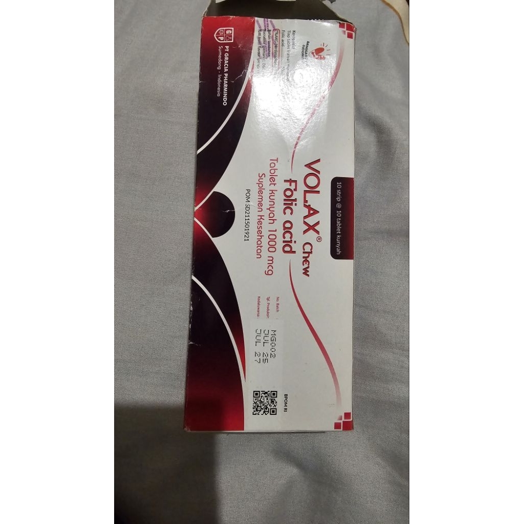 VOLAX chew (Folic acid 1000mcg)