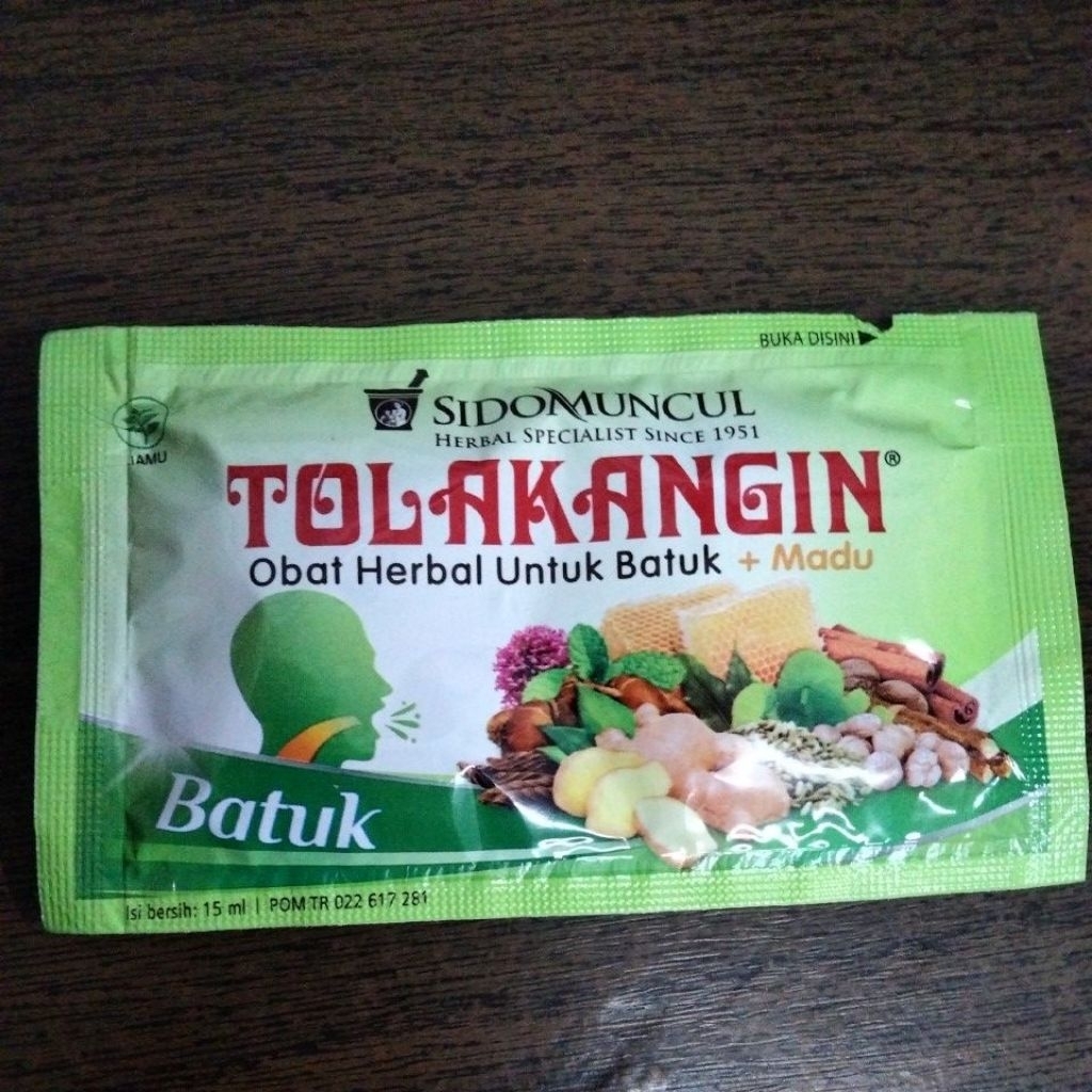 Tolak angin Batuk + madu sachet