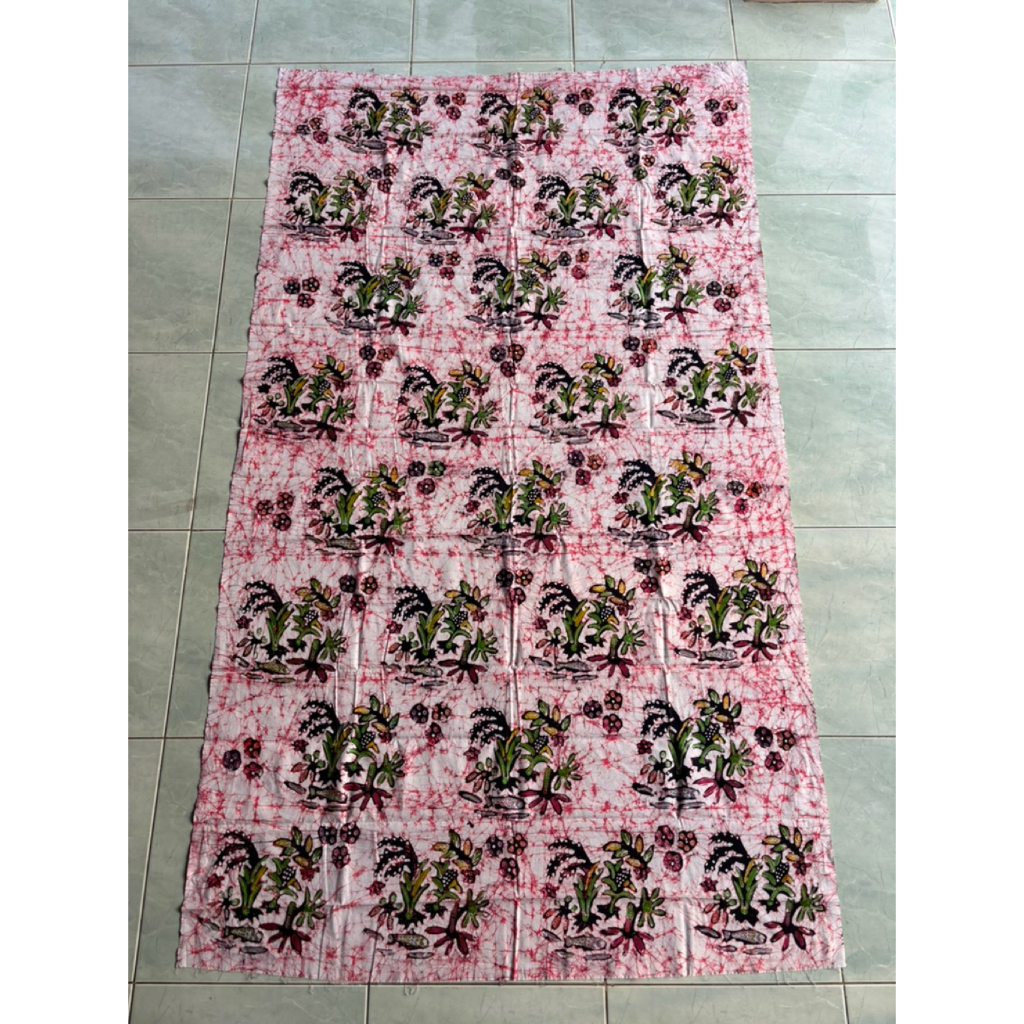 Kain Hem Batik Tulis Pati Bakaran Motif Mina Tani