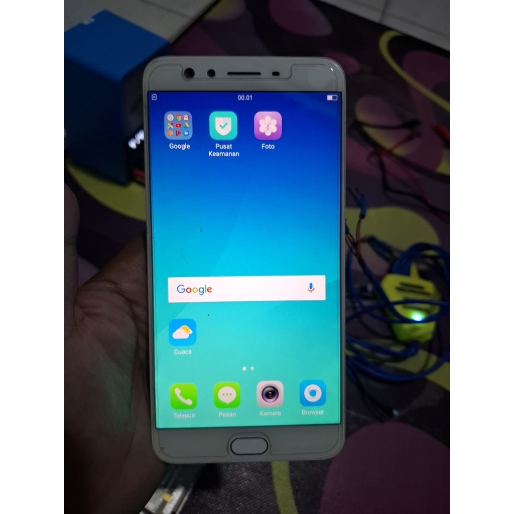 LCD TC + FRAME OPPO F3 PLUS ORIGINAL COPOTAN (BONUS FLEXIBEL POWER & VOLUME)