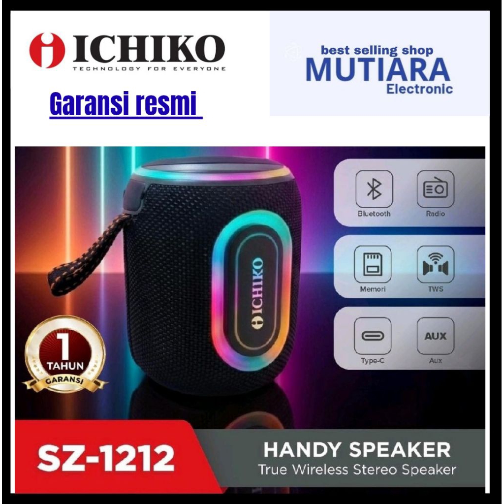 ICHIKO SZ1212 / SZ-1212 SPEAKER BLUETOOTH PORTABLE