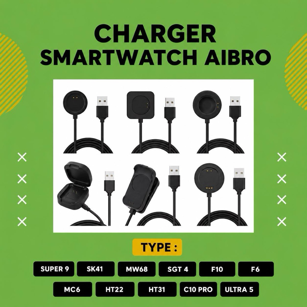Charger Smartwatch Aibro Charge Wireless Magnetic Aibro Charger
