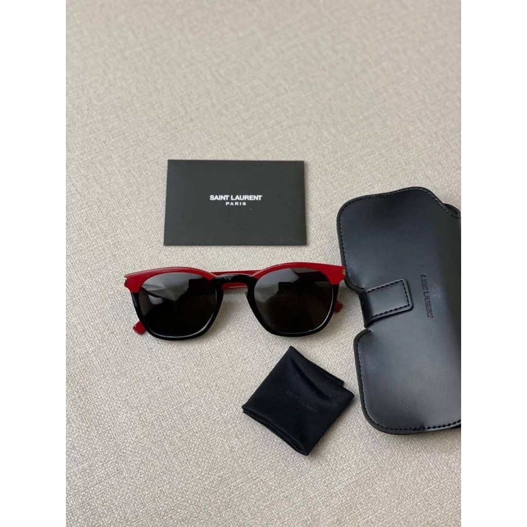 Ready Y*sl Sunglasses Clas*sic Red Black