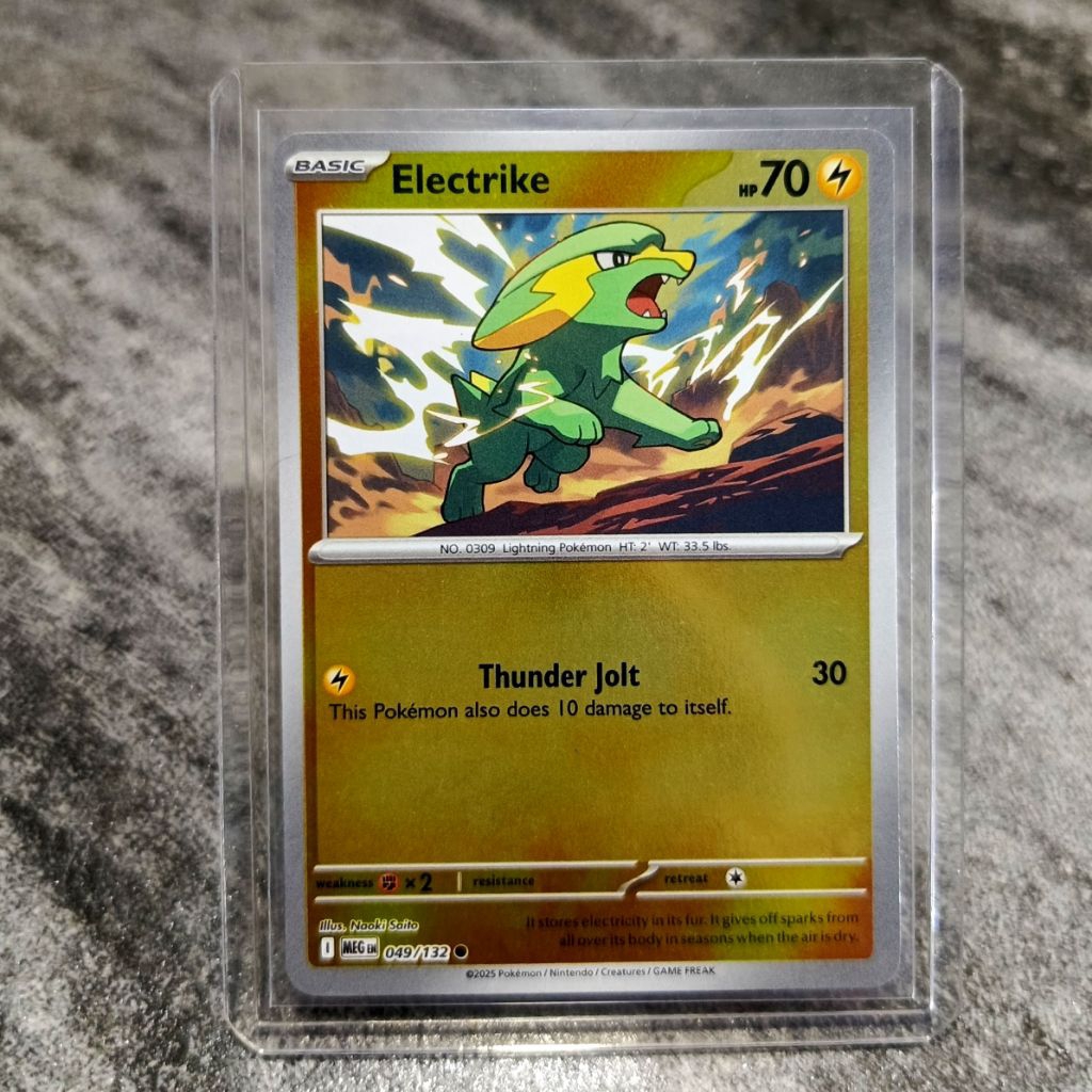 kartu pokemon electrike holo original english