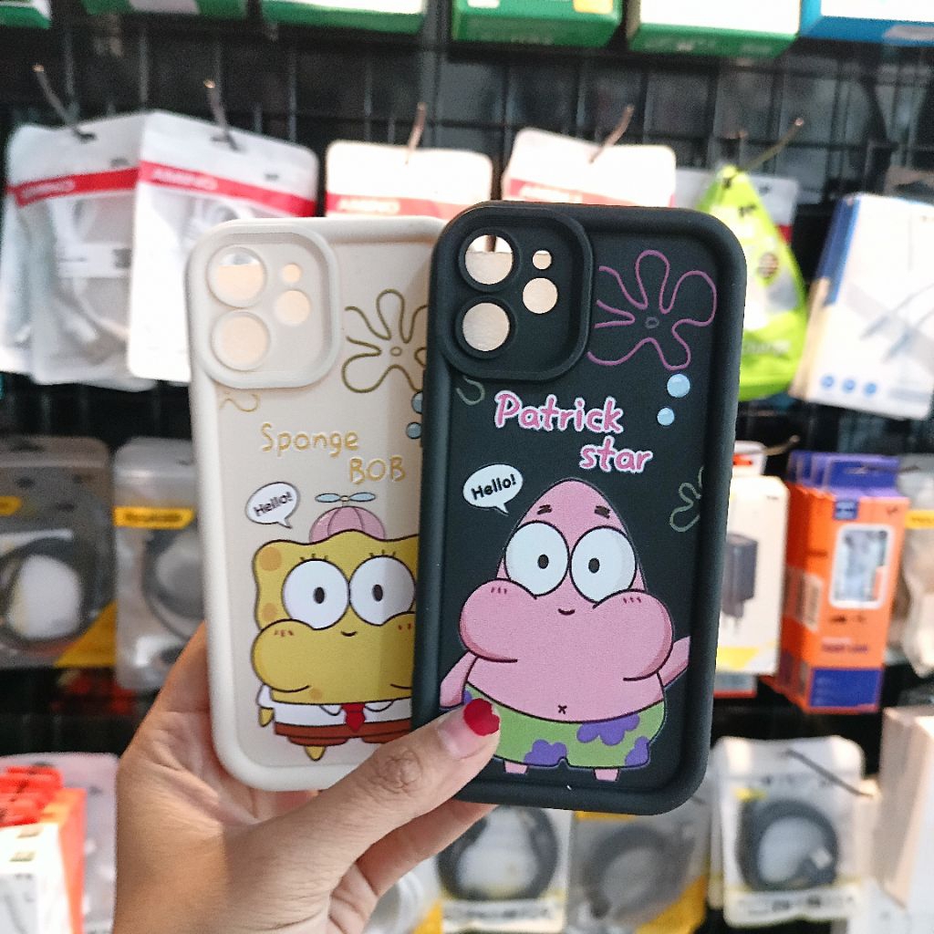 CASING SILIKON MOTIF SPONGEBOB IPHONE 12 MINI