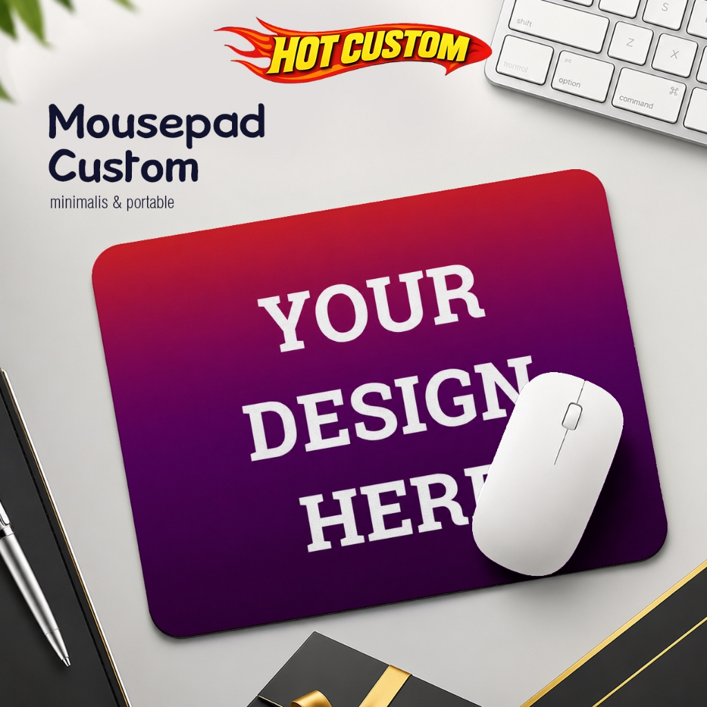 MOUSE PAD CUSTOM GAMBAR / MOUSEPAD CUSTOM SATUAN