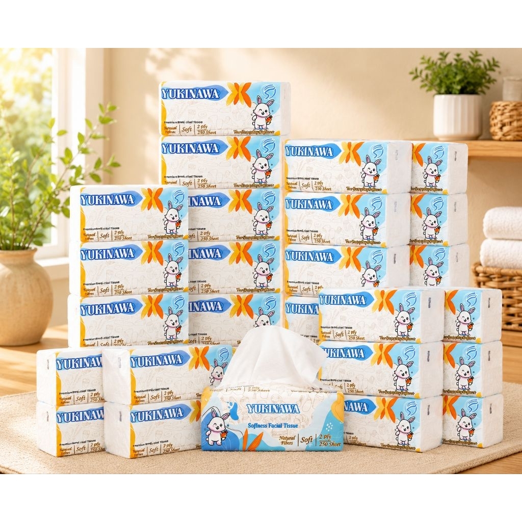 Yukinawa Facial tissue 250 sheet