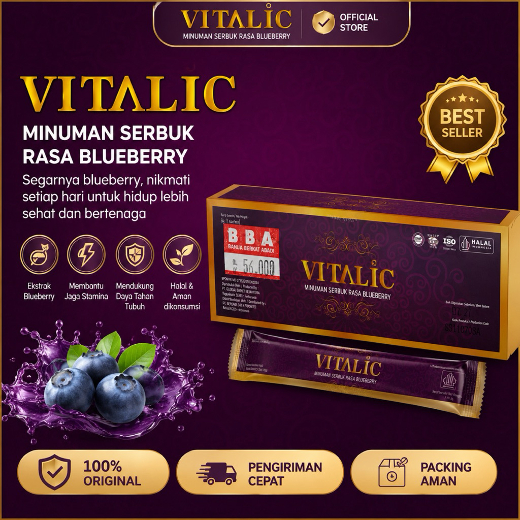 VITALIC SACHET BLUEBERRY
