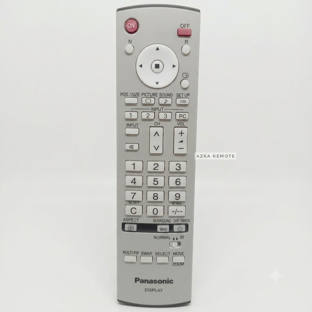REMOTE REMOT TV PANASONIC PLASMA DISPLAY EUR7636070R ORIGINAL ASLI SECOND NC