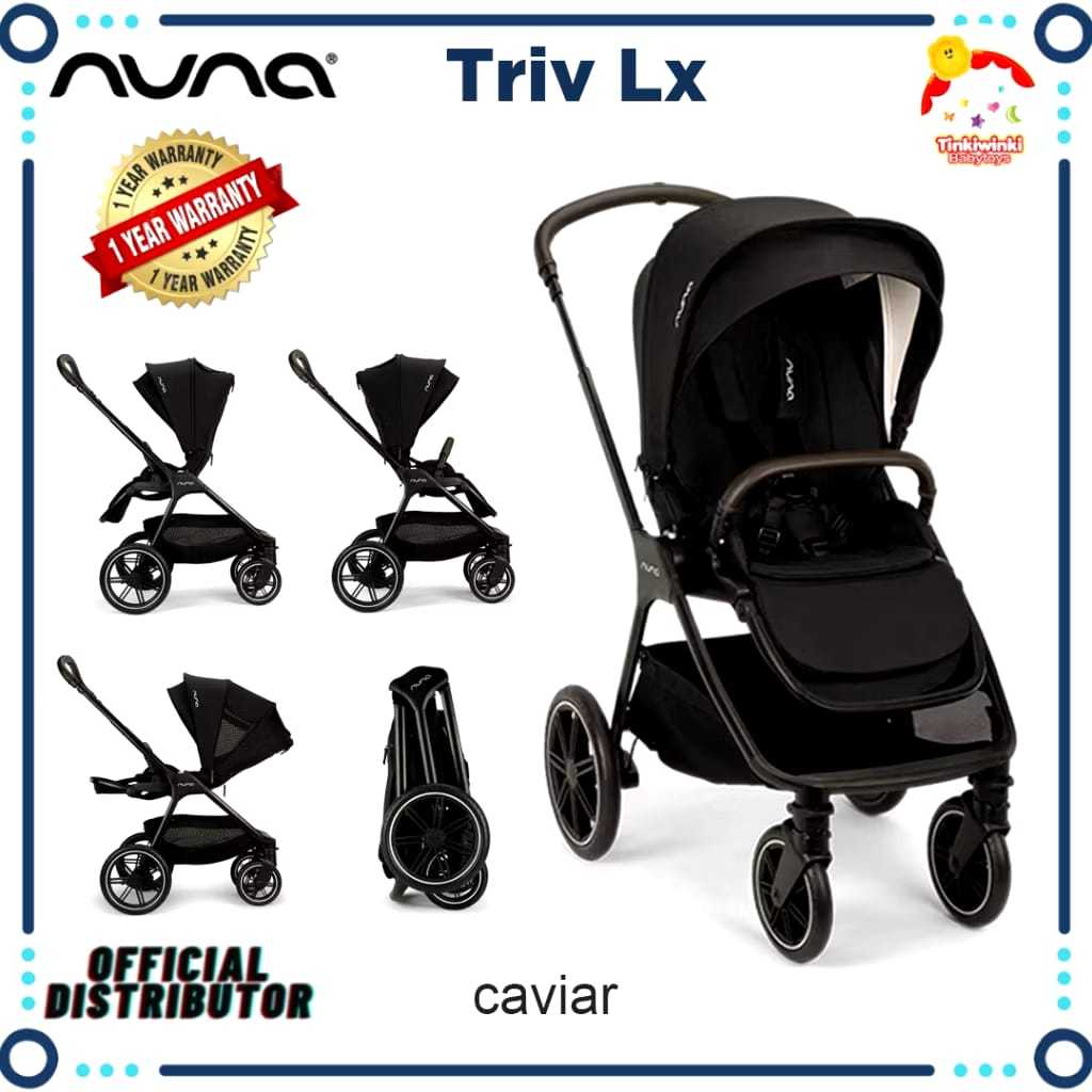 Nuna Triv Lx Stroller Garansi Resmi - Nuna Triv LX Dorongan Bayi