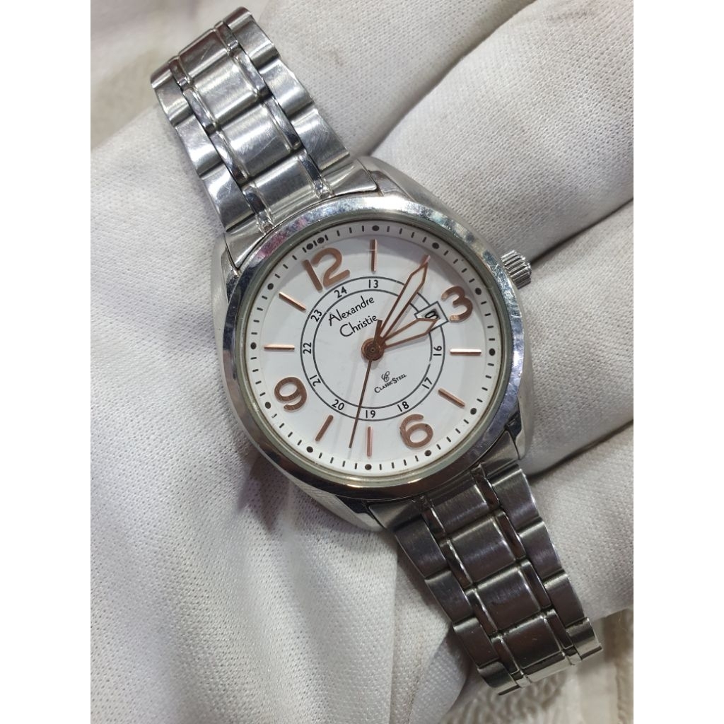 Jam Alexandre Christie 8449LD Original Wanita Preloved