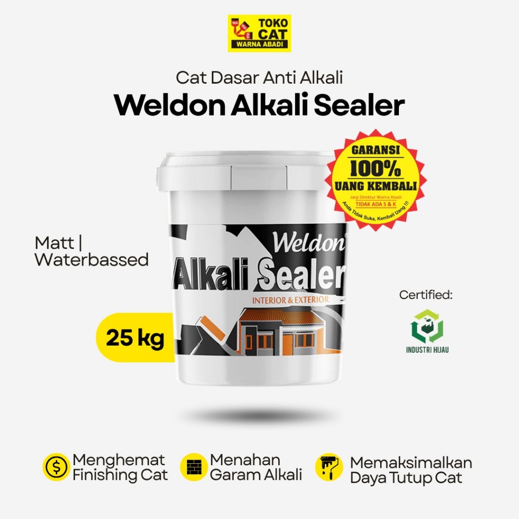 CAT DASAR TEMBOK WELDON ALKALI SEALER 25 KG