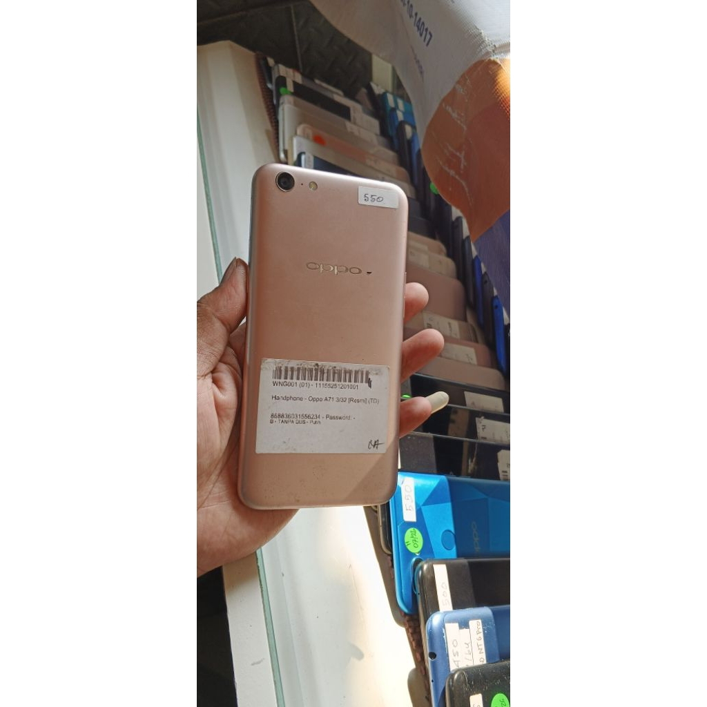 OPPO A71 RAM 3/32GB NORMAL SIAP PAKAI ORIGINAL