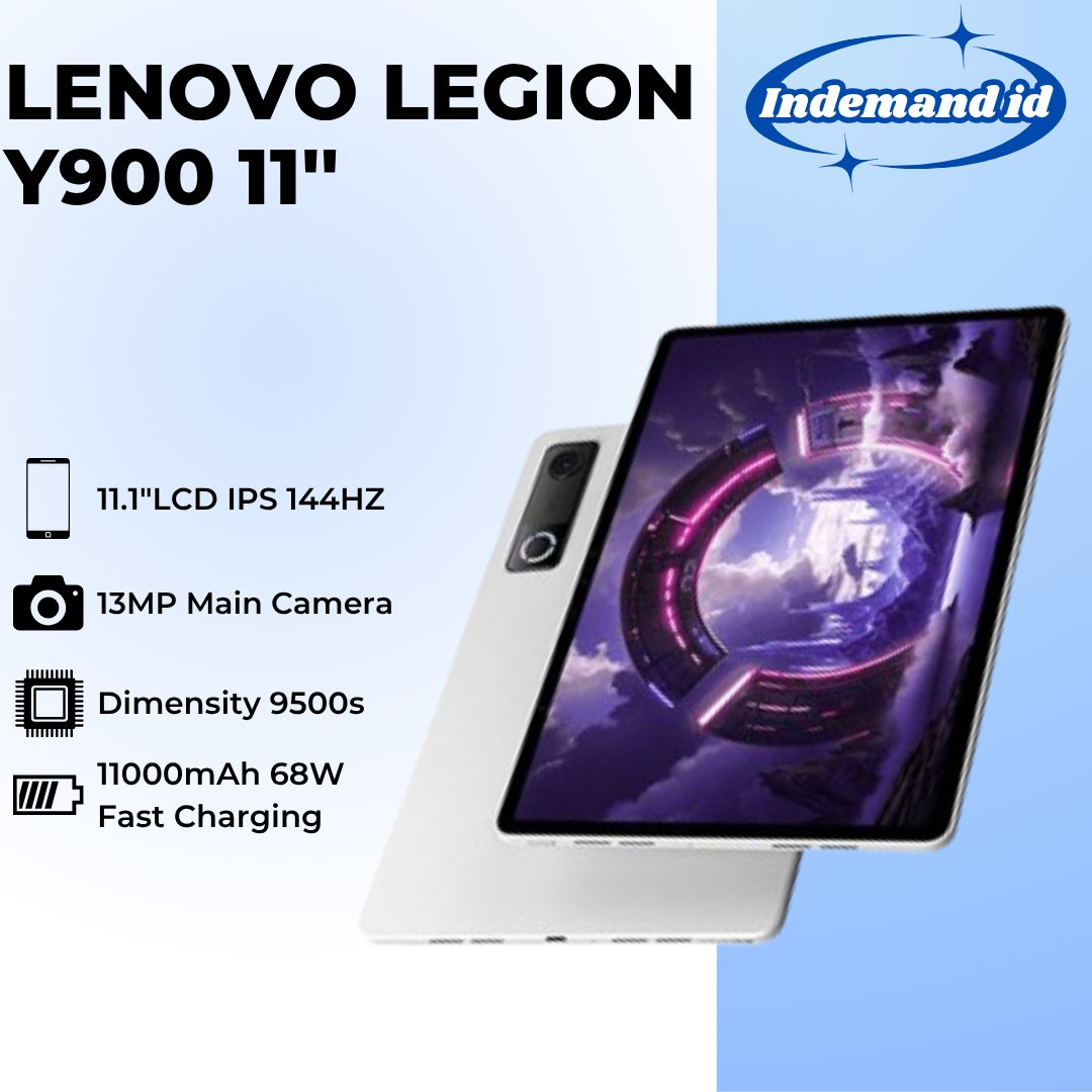 Lenovo Legion Y900 11''LCD IPS 144HZ Dimensity 9500s 11000mAh 68W 13MP Main Camera