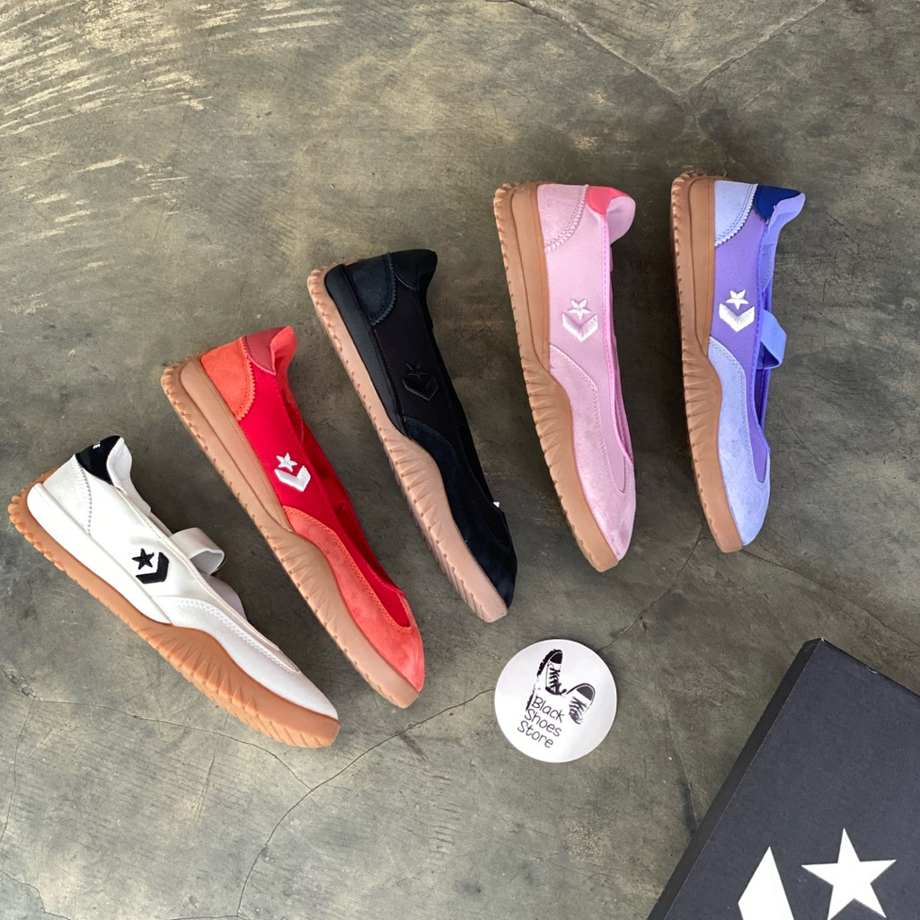 Blackshoes Converse run star trainer ballet