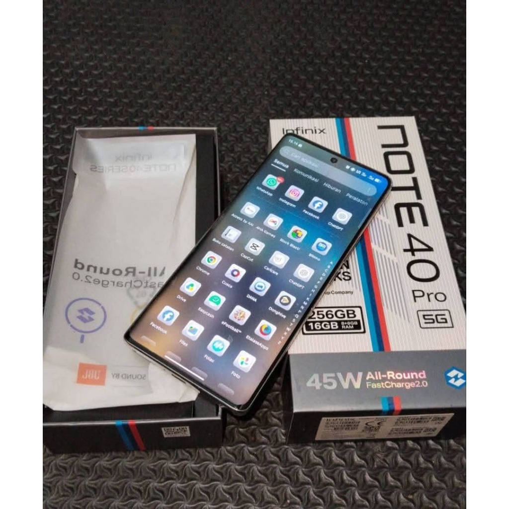 Infinix Note 40 Pro 5g Fullset No minus