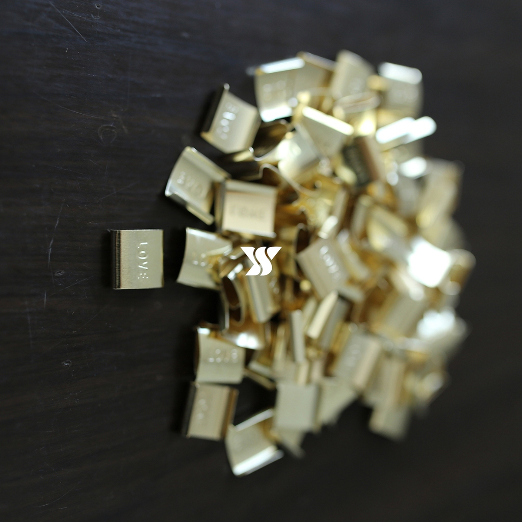 Metal Klip Penyambung Edging 12mm GOLD