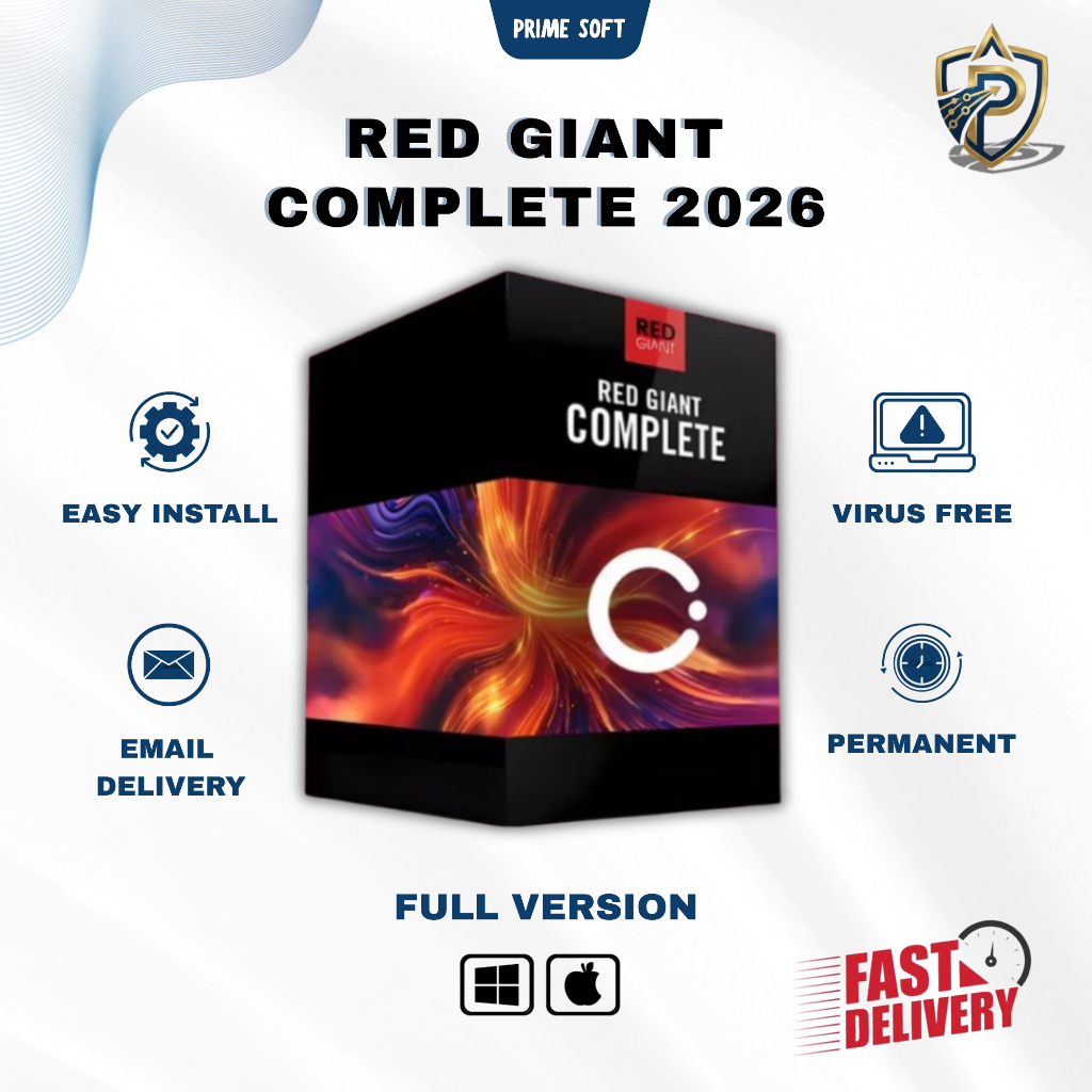 (WIN/MAC) Red Giant Complete 2026 - PluralEyes/Magic Bullet/Trapcode Suite/Universe/VFX Suite - Full
