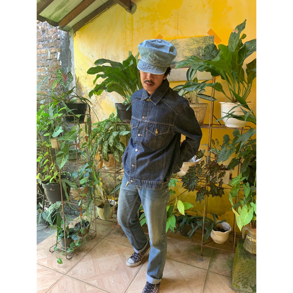 EDWIN TRUCKER JAKET RAW DENIM INDIGO TYPE 3