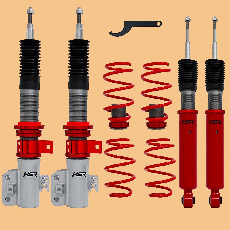 COILOVER HSR RED FRONT REAR TOYOTA AVANZA 2022 coilover hsr avanza new pnp