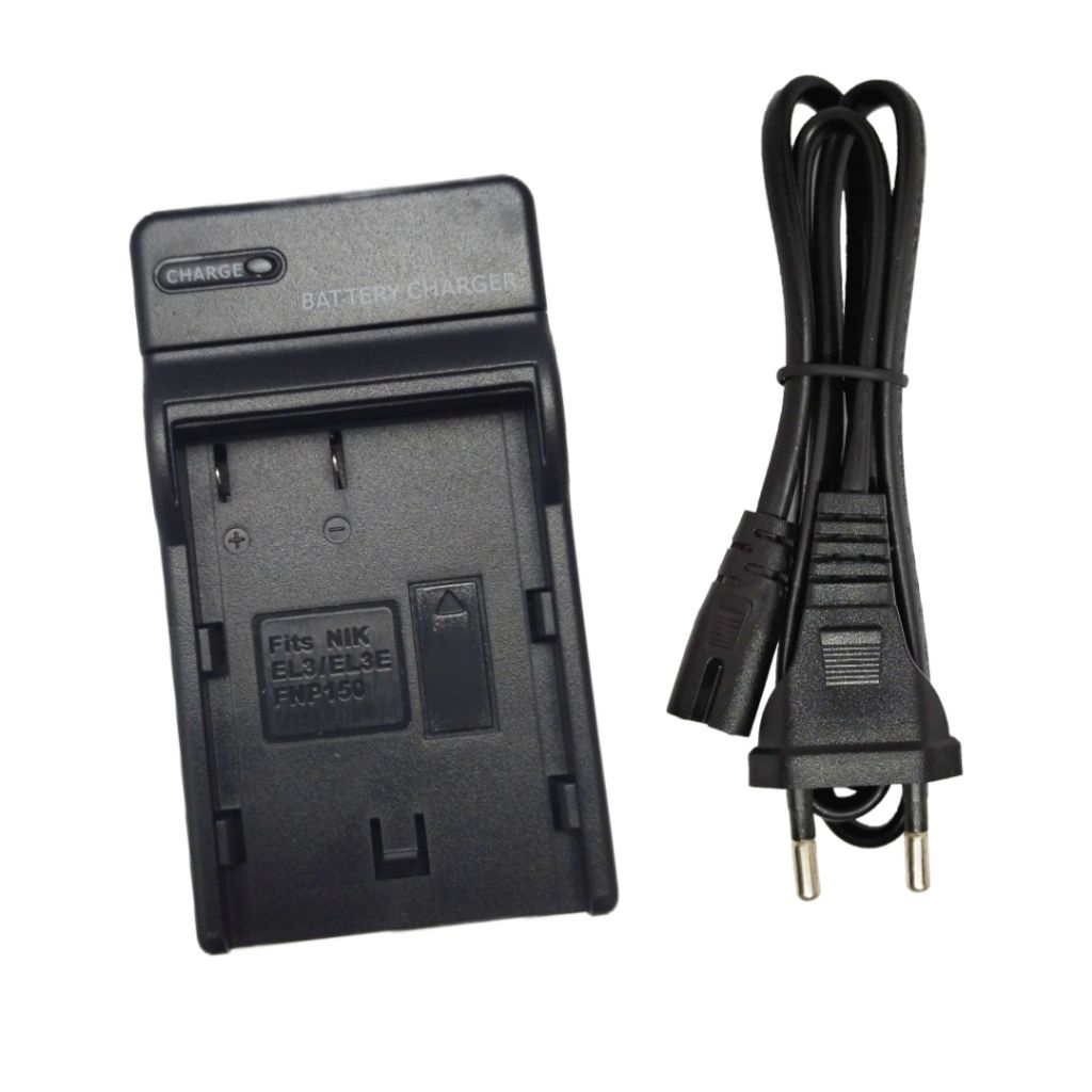 SLC-Ready - Charger For Kamera Nikon Carger DSLR D300 D300s Cesan Mh-18a D70 Cas En-el3 el3e D70s D5