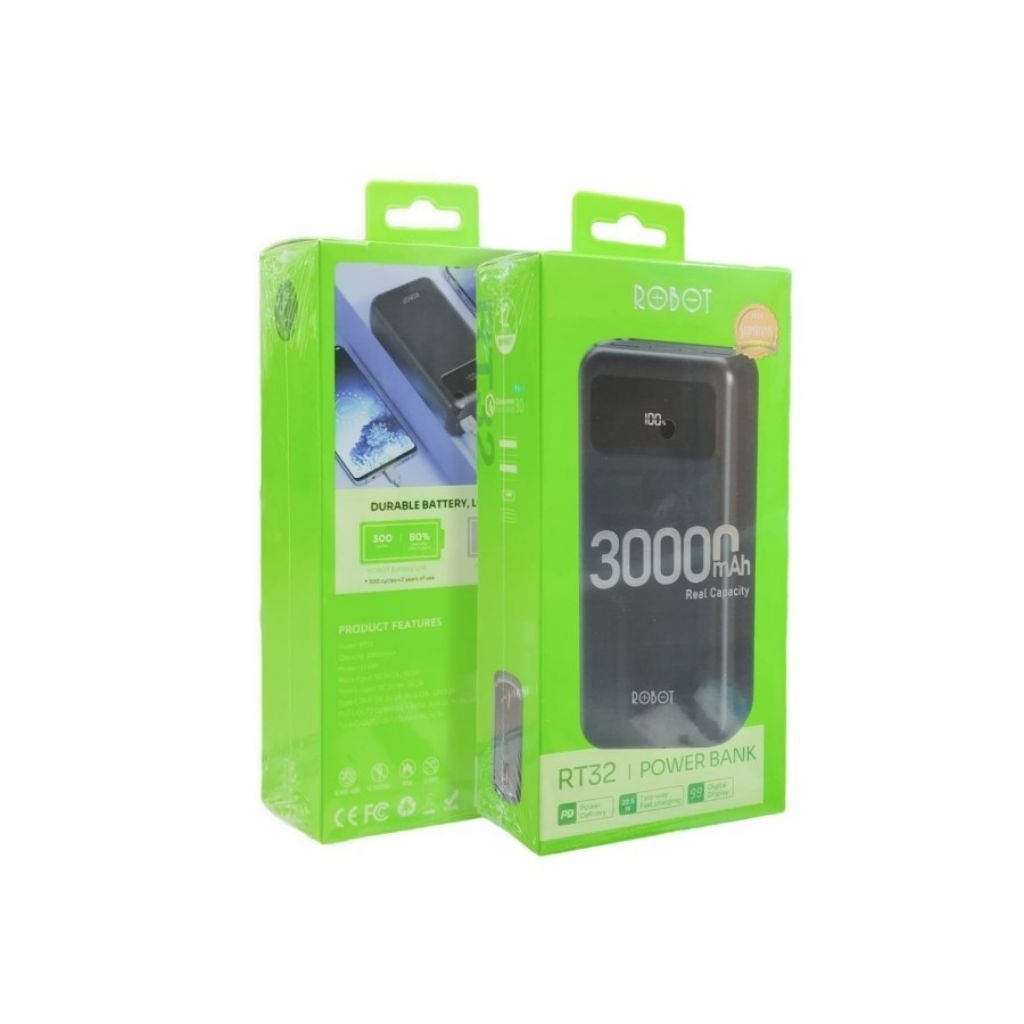 Powerbank Robot Rt32 30000mah