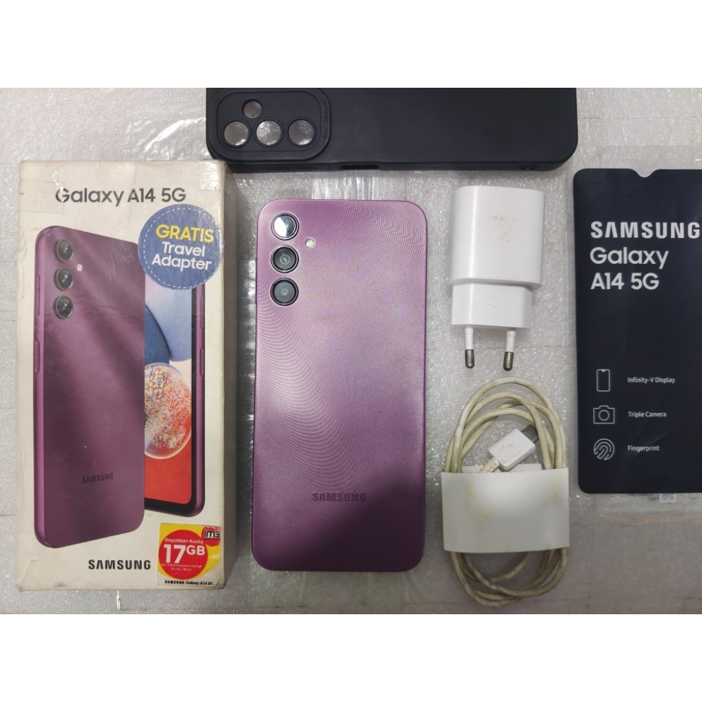Samsung A14 5G ram 6/128 gb SECOND fullset original