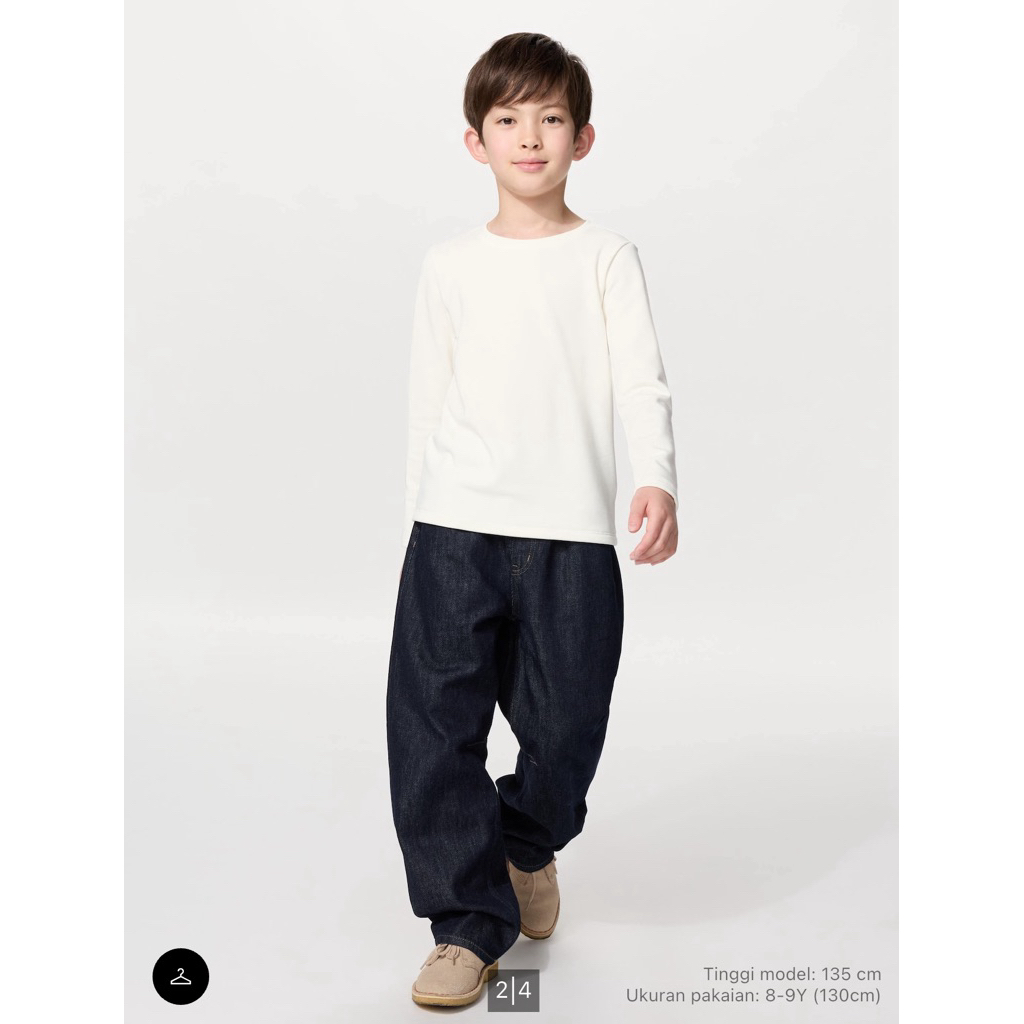 Preloved Uniqlo kids heattech ultra hangat size 130 dan 140